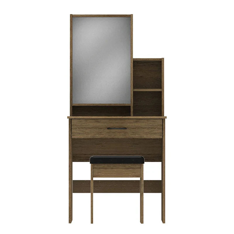 Asian Dresser with Stool